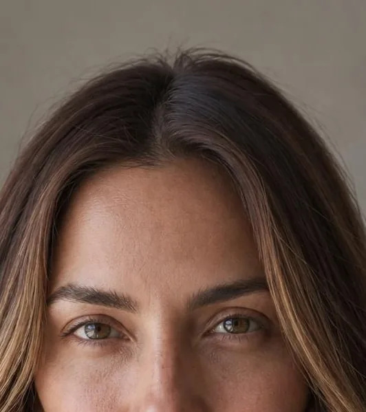 Sofia's preview, close up: warmer root-to-end blend